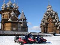 Туры на снегоходах в Карелии