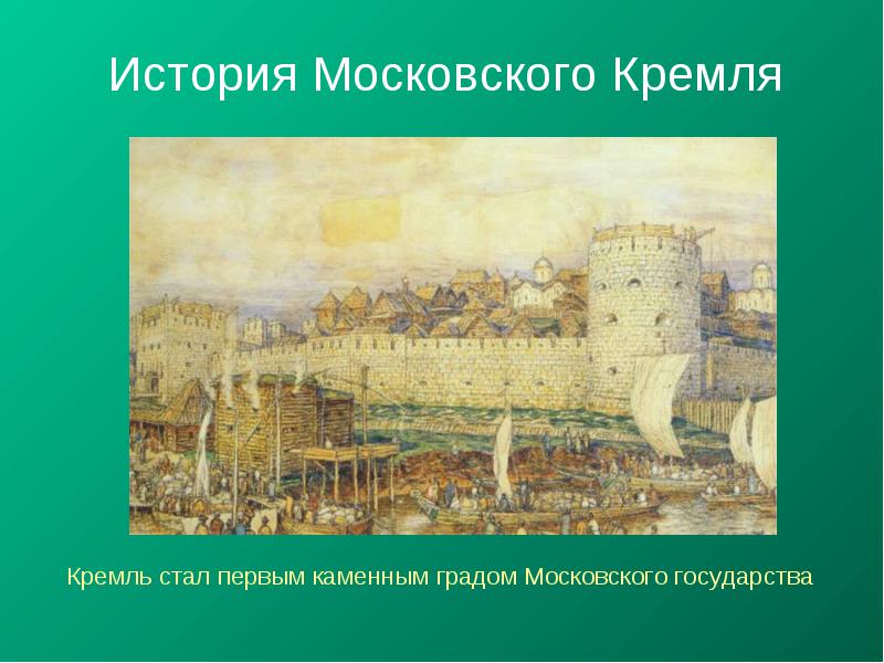 Реферат: История Московского Кремля