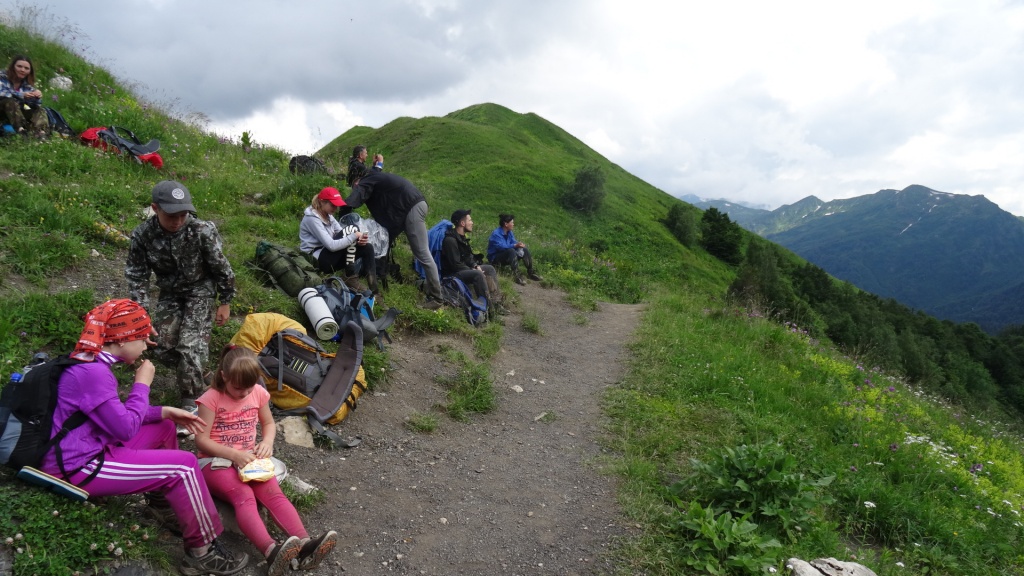 Поход в горы Тридцатка, Кавказ маршрут горы - море с детьми от СВ-Астур