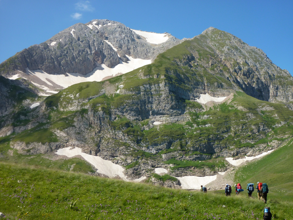 Гора Оштен, Западный склон