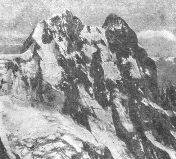 Ушба - гора на Кавказе Ушба