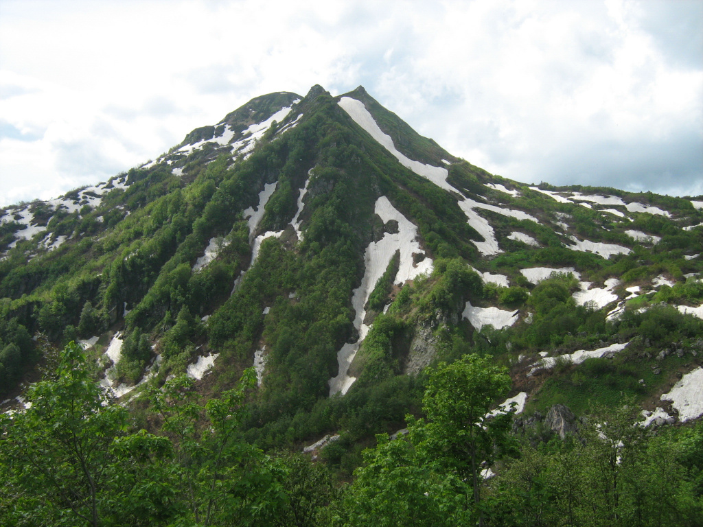 Гора Хрустальная, маршрут 30 через горы к морю