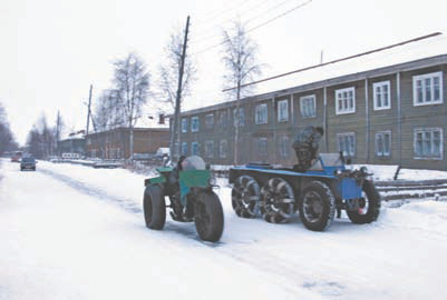 Каракаты на улицах острова Бревенник