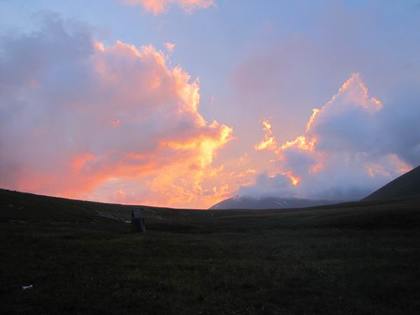 Величие природы, закат в горах Адыгеи