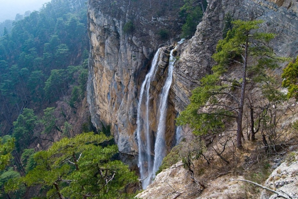 Водопады Крыма, водопад Усан-Чу