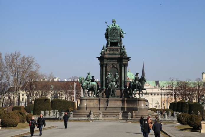 Вена. Памятник императору, фото города Вена от СВ-Астур