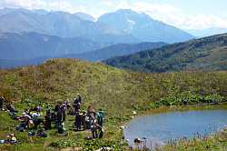 Тур через горы к морю, маршрут 30 пеший поход из Адыгеи к морю