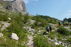 30-ка маршрут через горы к морю пеший тур поход из Адыгеи