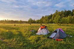 Отдых с палатками