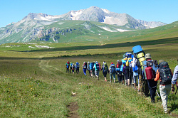 Тур поход в горах из Адыгеи к морю маршрут 30