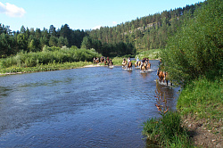 Конный тур маршрут на Урале