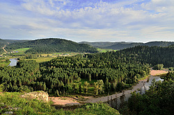 Красивый пейзаж Урала