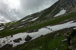 Горный пеший поход, маршрут 30 через горы к морю