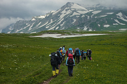 Туристический поход через горы к морю, маршрут 30 тур маршрут