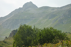 Горный пейзаж, маршрут 30 поход через горы к морю