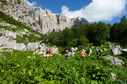 Легендарная 30-ка тур маршрут через горы Адыгеи к морю пеший поход