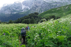 Легендарный тур поход , маршрут 30 через горы к морю Тридцатка