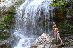 Водопад в Руфабго, активный тур в Адыгее, активный отдых в Хаджохе