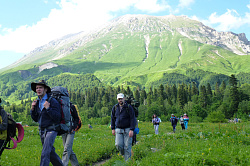 Поход на Кавказе 30-ка через горы к морю маршрут 30