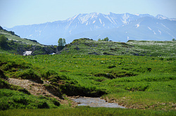 Пейзаж гор Кавказа, активные туры на Кавказ