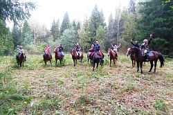 Конный тур маршрут в средней полосе России