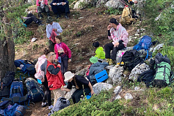 Маршрут 30 привал туристов