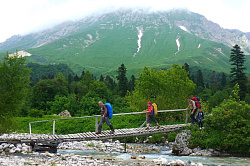 Пеший тур маршрут 30 через горы к морю поход