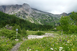 Походный тур маршрут 30 через горы к морю