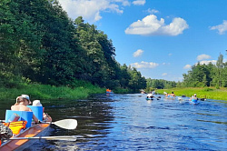 Сплав на выходные на байарках
