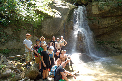 Адыгея, водопады, маршрут 30-ка через горы к морю тур поход пеший