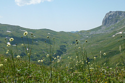 Пейзаж на туре 30-ка маршрут через горы к морю пеший тур поход