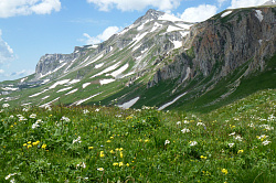 Красивые фото природы летом в горах Адыгеи.