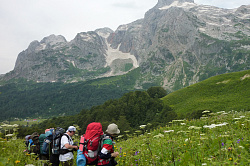 Турпоход в Адыгее через горы к морю маршрут 30 пеший тур