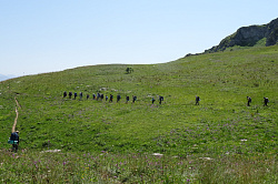 Поход через Лагонаки на море, маршрут 30 пеший тур через горы из Адыгеи