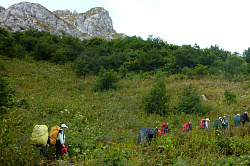 Поход на Кавказе, маршрут 30 через горы к морю тур