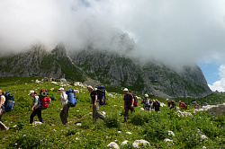 Адыгея пеший поход через горы к морю, маршрут 30-ка тур