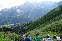 Маршрут 30 через Кавказский заповедник к морю через горы, тур поход
