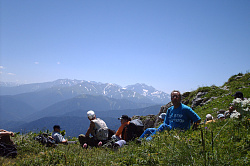 Тур через горы к морю, поход 30-ка пеший маршрут