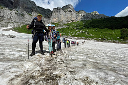 30 маршрут через горы к морю поход на Кавказе