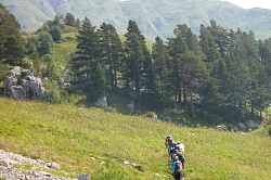 Горный тур поход 30-ка маршрут через горы к морю