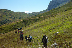 Туристский маршрут 30-ка поход через горы к морю пеший тур