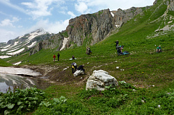 Поход тридцатка тур маршрут 30 через горы к морю