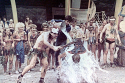 Всесоюзный маршрут 30. Веселая встреча группы идущей следом в Гузерипле. Восстановленный маршрут 30