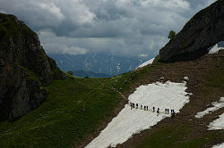 Походный туризм в горах России, маршрут 30 через горы к морю