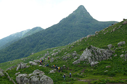 Поход в горах Адыгеи через горы к морю маршрут 30