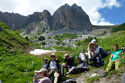 Отдых в горах, маршрут 30-ка тур поход через горы к морю Тридцатка