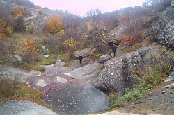 Водопад Джурла осенью - Крым
