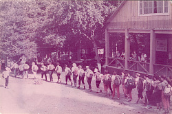 Всесоюзного маршрута 30 выход в основной поход с турбазы Кавказ в Гузерипле