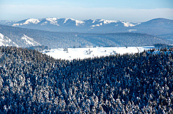 Зимний пейзаж Урала, Уральские горы зимой