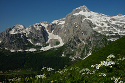 Фиштинская поляна, маршрут 30 через горы к морю поход 30-ка